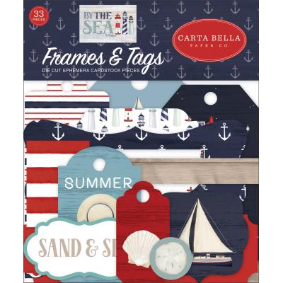 Carta Bella By The Sea Die Cuts - Frames & Tags